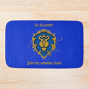 7620 Logo of the Alliance of the game World of warcraft - WoW- Bath Mat