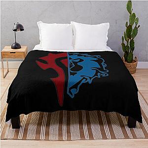 Combined Alliance-Horde logo from the game World of warcraft - WoW- Throw Blanket