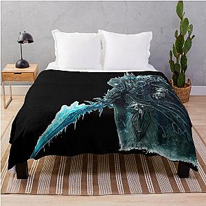 7903 The Lich King from World of warcraft Throw Blanket