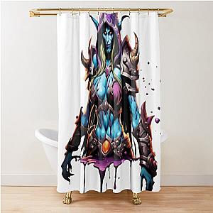 7306 Sylvanas from World of Warcraft multicolor Shower Curtain