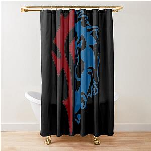 Combined Alliance-Horde logo from the game World of warcraft - WoW- Shower Curtain