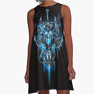 Frost Death Knight logo A-Line Dress