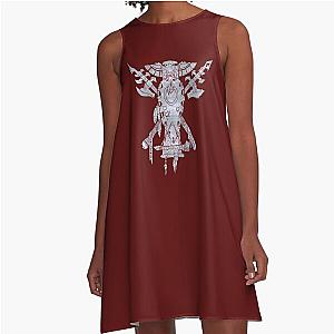 Tauren Crest - Silver A-Line Dress