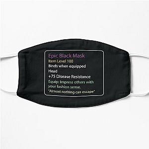 Epic Black Mask Flat Mask