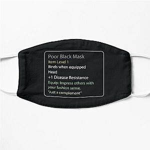 Copia de Common Black Mask Flat Mask