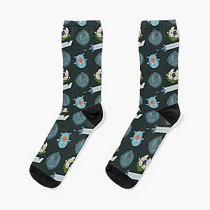 Trollhunters Repeating Pattern Socks