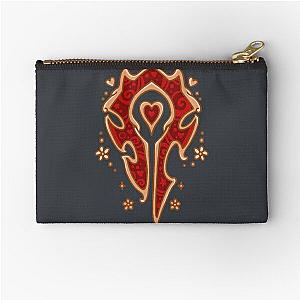 Ornate Battle Crest Zipper Pouch