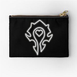 SG Horde White Zipper Pouch