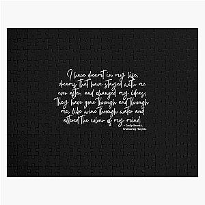 Wuthering Heights Quote Jigsaw Puzzle