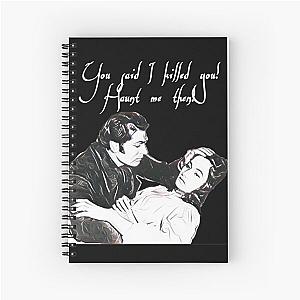 Classic Wuthering Heights (Laurence Olivier and Merle Oberon) Spiral Notebook