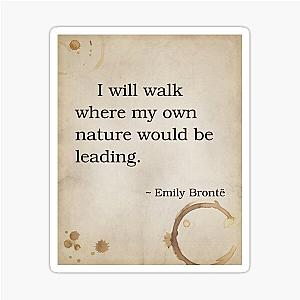 Emily Bronte Wuthering Heights Sticker
