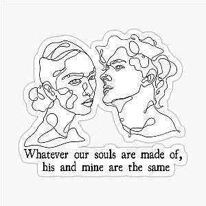Wuthering Heights Lineart Sticker