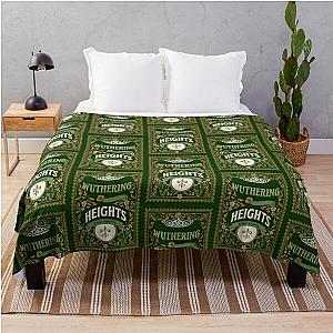 Wuthering Heights by Emily Bronte Book Cover Throw Blanket