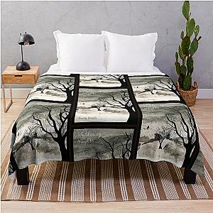 Book Cover Art of Wuthering Heights by Emily Bronte Throw Blanket