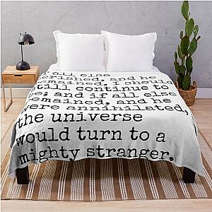 Wuthering Height Quote Throw Blanket