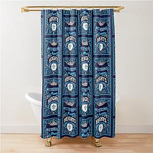 Wuthering Heights - Emily Bronte Book Cover Art Shower Curtain