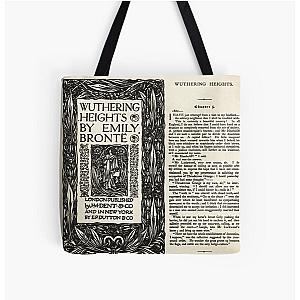 Wuthering Heights Black London Edition Tote Bag