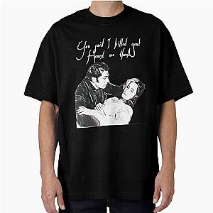 Classic Wuthering Heights with Laurence Olivier and Merle Oberon Oversized T-Shirt