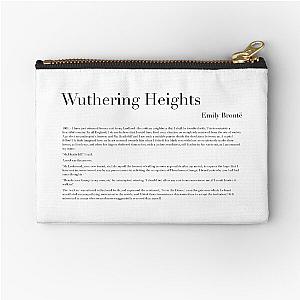 Wuthering Heights by Emily Bronte Zipper Pouch