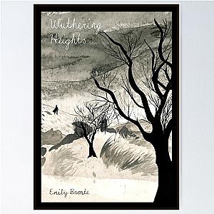 Book Cover Art of Wuthering Heights by Emily Brontë Poster
