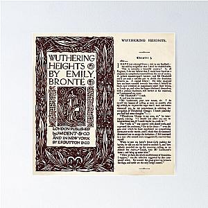 Wuthering Heights London Published Edition Poster