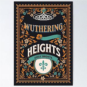 Wuthering Heights - Emily Bronte Book Cover Art Poster