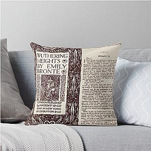 Wuthering Heights London Edition Throw Pillow