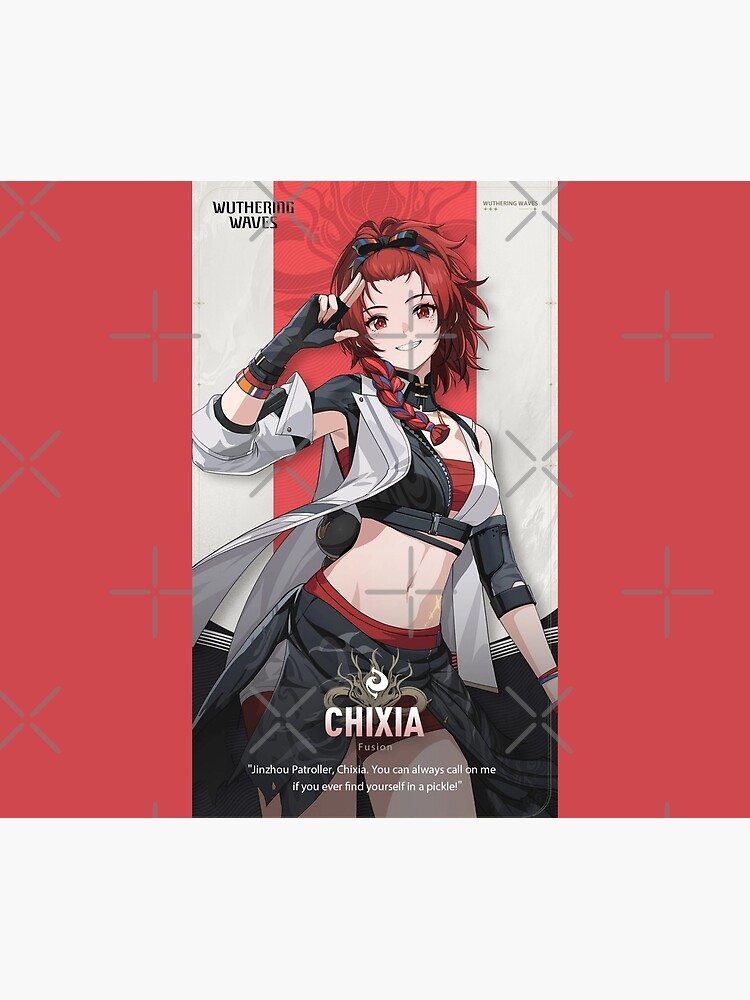 Wuthering Waves - Chixia Character Official Poster Shower Curtain ...