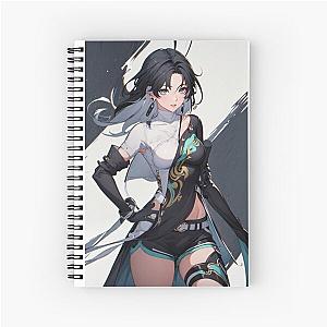 Jianxin - Wuthering Waves Fanart Spiral Notebook