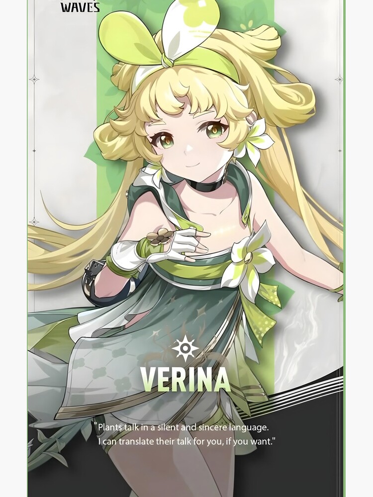 Wuthering Waves - Verina Character Official Poster Samsung Galaxy Soft ...