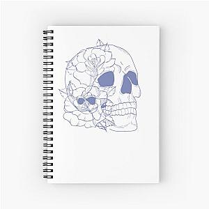 Ax Ambassadors Skull T-Shirt Paint Spiral Notebook