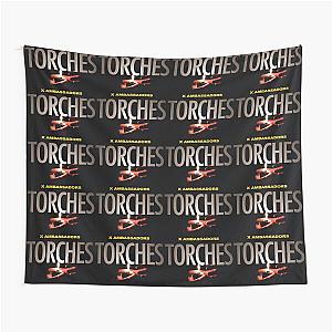 Torches Good Logo Tapestry
