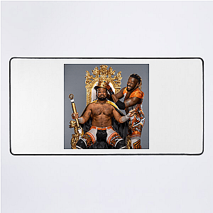 Game Face: Xavier Xavier Woods Mouse Pads