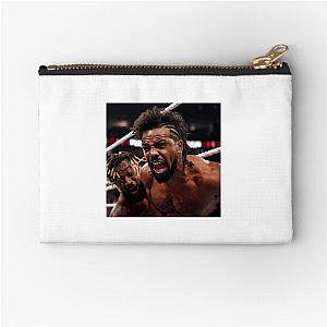 King Woods in the Building Xavier Woods Zipper Pouches