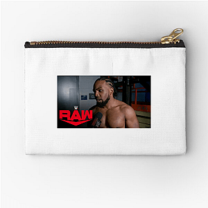 Woods is Wireless Royalty Xavier Woods Zipper Pouches