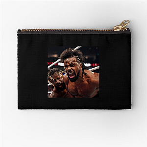 WWE x Arcade King Xavier Woods Zipper Pouches