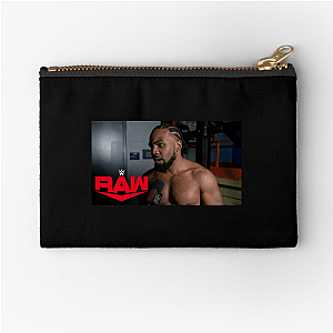 Woods is Wireless Royalty Xavier Woods Zipper Pouches