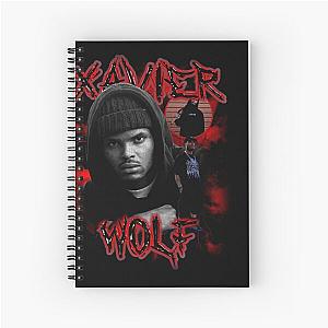 Xavier Wulf Rap Spiral Notebook