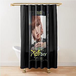 Music Vintage Xdinary Heroes Junhan Gifts Music Fan Shower Curtain