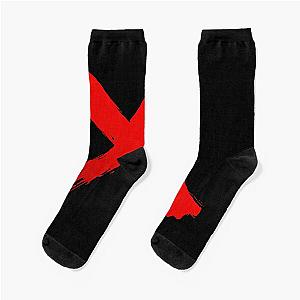 Xenoblade Chronicles Cross X Logo Red Socks