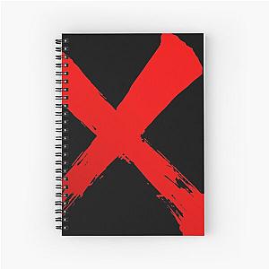 Xenoblade Chronicles Cross X Logo Red Spiral Notebook