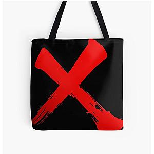 Xenoblade Chronicles Cross X Logo Red All Over Print Tote Bag