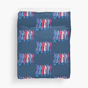 XG Shooting star dance silhouette design Duvet Cover