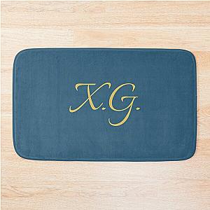 XG InitialsGold LetteringPersonalised Gifts Bath Mat