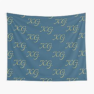 XG InitialsGold LetteringPersonalised Gifts Tapestry