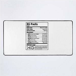 Xg Kpop Nutritional Facts Desk Mat