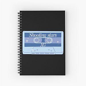 XG Shooting stars Cassette Spiral Notebook