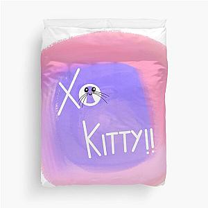 XO kitty Duvet Cover