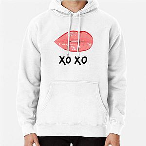 XO PINK GLOSSY LIPS Pullover Hoodie