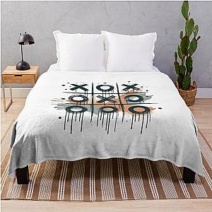 Tic Tac Toe Game Board lover Throw Blanket